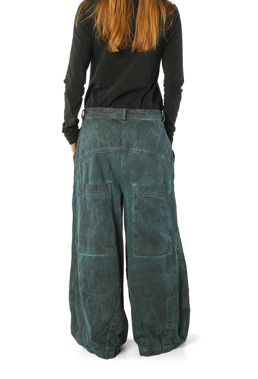 PRE-ORDER - Wide Leg Jeans in Park Cloud - 3560102
