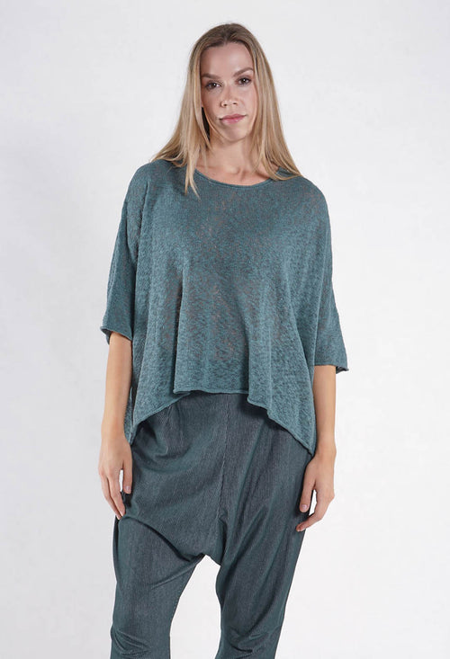 PRE-ORDER - Lightweight Jumper in Tree Mint Multicolour - 3560704  (Pictured in Grass )