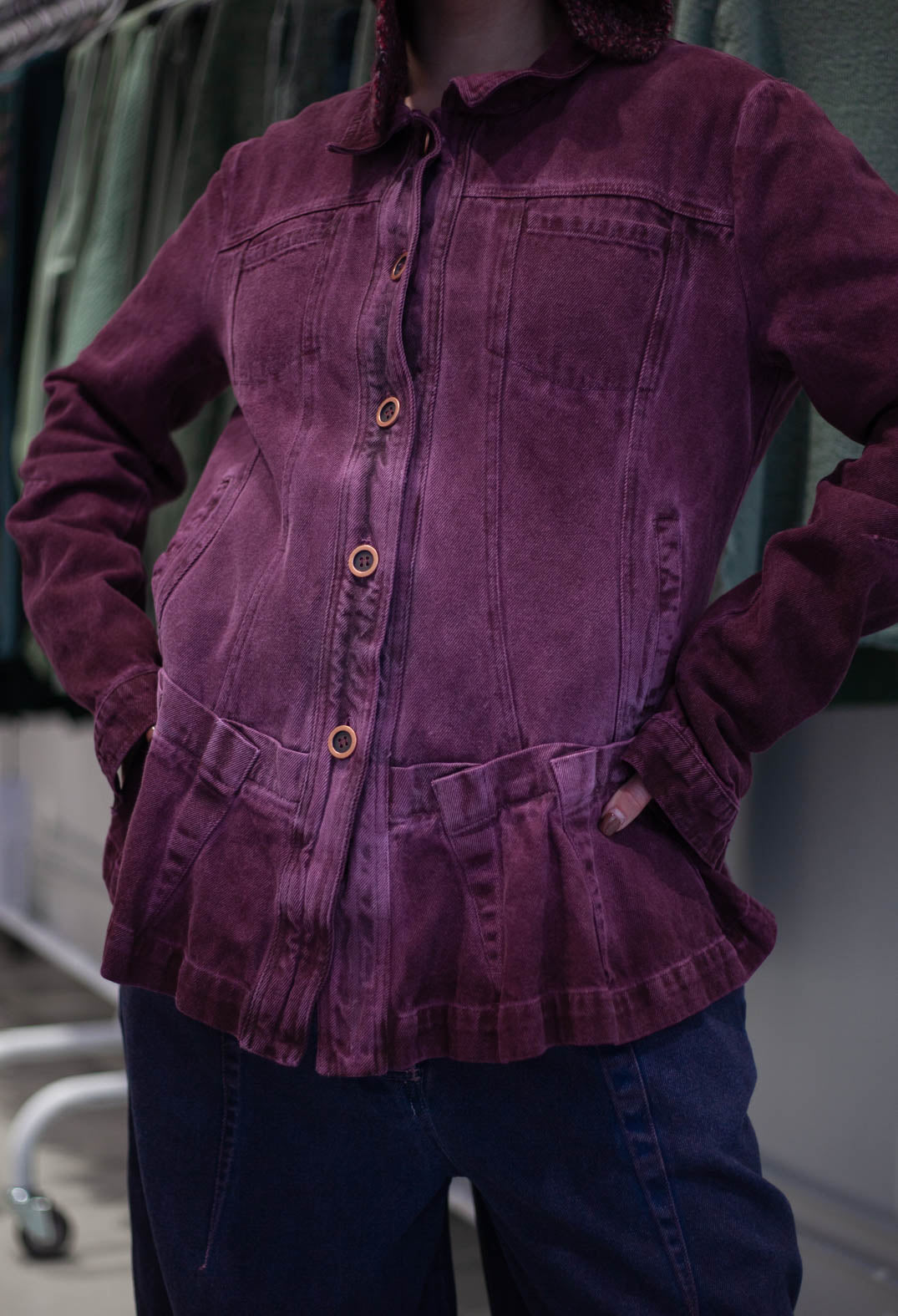 PRE-ORDER - Denim Jacket in Crystal Cloud (Pictured in Lava Cloud) - 3561103