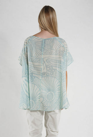 PRE-ORDER - Lightweight Top in Black Mint Lime Print - 3600505 (Pictured in Mint Lime Print)