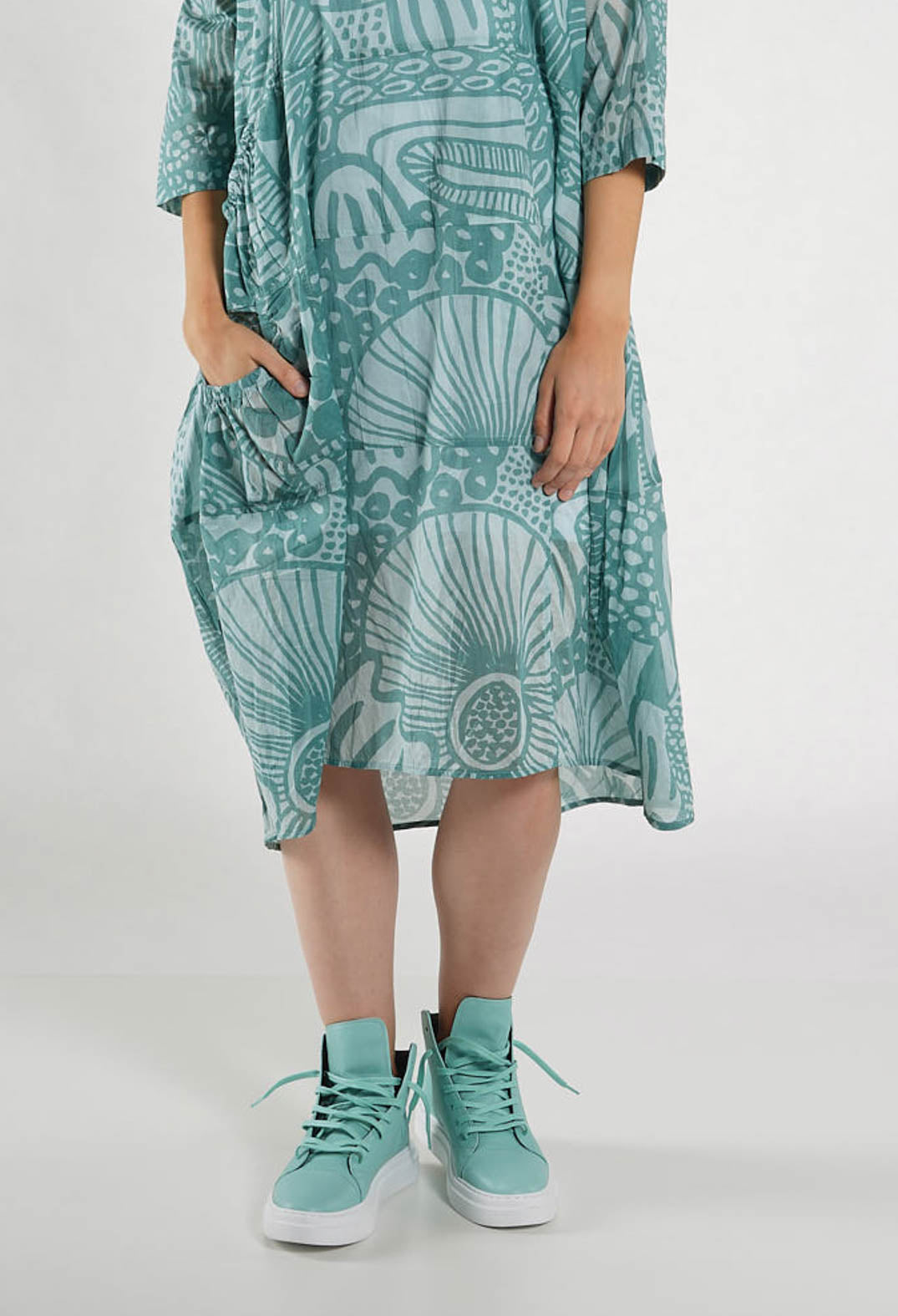 PRE-ORDER - Lightweight Dress in Grass Print - 3600906