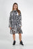 PRE-ORDER - Shirt Dress in Multicolour - 3600909 (Pictured in Black Print)