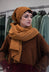 PRE-ORDER - Ribbed Edge Scarf in Lava (Pictured in Bronze) - 3627705