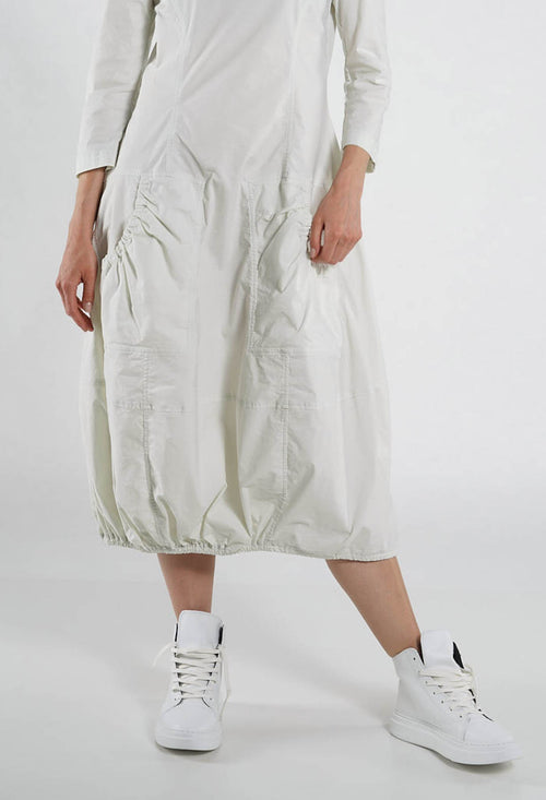 PRE-ORDER - Cropped Sleeve Balloon Dress in Tree - 3630915 (Pictured in Salina)