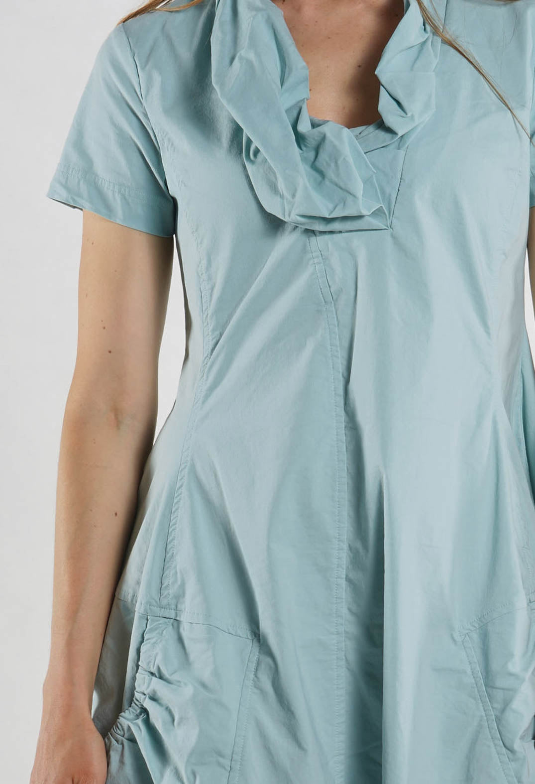 PRE-ORDER - Feature Neckline Dress in Black - 3630917 (Pictured in Mint)