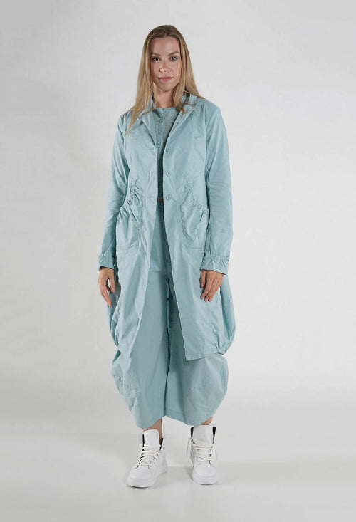 PRE-ORDER - Tulip Hem Coat in Salina - 3631211 (Pictured in Mint)