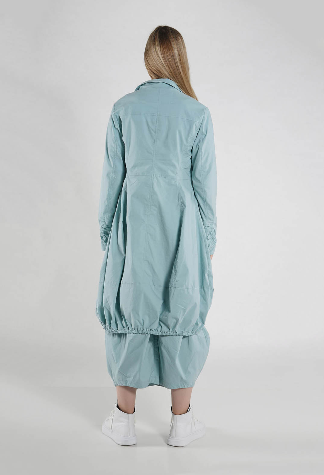 PRE-ORDER - Tulip Hem Coat in Off White - 3631211 (Pictured in Mint)