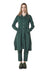 PRE-ORDER - Tulip Hem Coat in Crystal (Pictured in Forest) - 3631216
