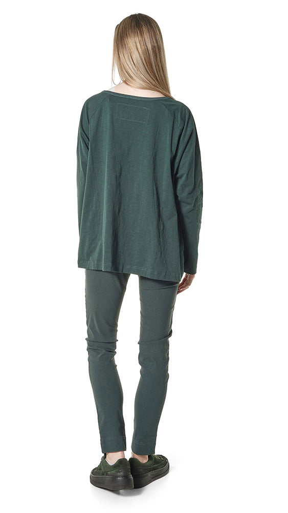PRE-ORDER - Long Sleeve Top in Black Print (Pictured in Forest Print) - 3640503