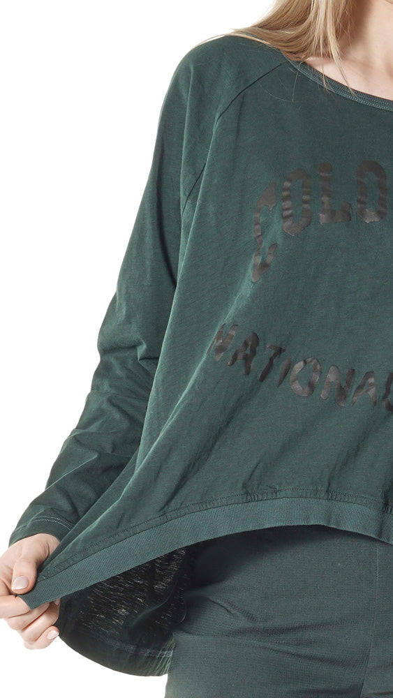 PRE-ORDER - Long Sleeve Top in Black Print (Pictured in Forest Print) - 3640503