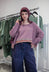 PRE-ORDER - Cropped Boxy Jumper in Crystal Stripe - 3720702
