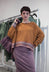 PRE-ORDER - Short Jumper in Crystal Stripe (Pictured in Bronze Stripe) - 3720703