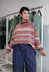 PRE-ORDER - Ribbed Funnel Neck Jumper in Forest Varieté (Pictured in Lava Varieté) - 3730708