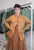 PRE-ORDER - Cardigan with Raw Edges in Bronze - 3897107