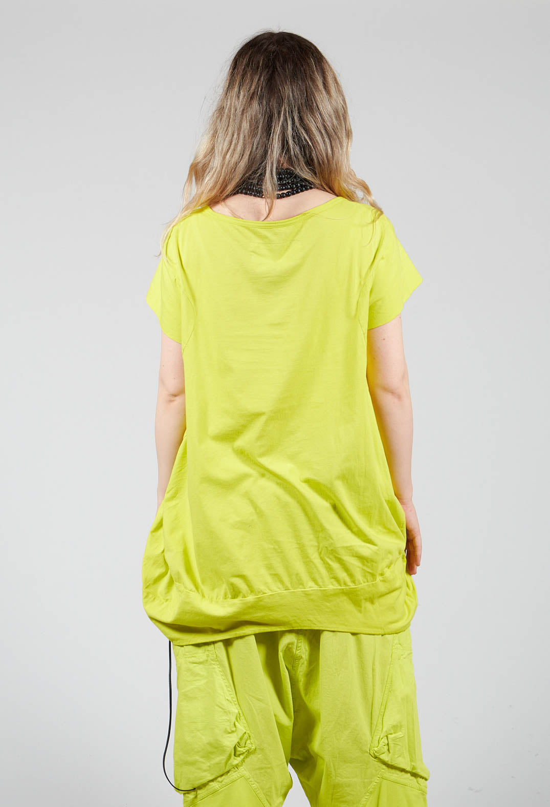 Wide Neck Loose Fit T Shirt in Spring