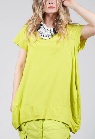 Wide Neck Loose Fit T Shirt in Spring