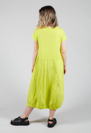 Short Sleeved Dress with Featured Pockets in Spring
