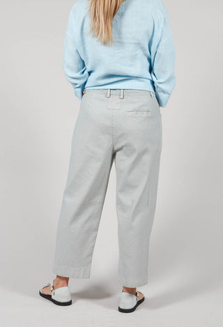 Straight Leg Trousers in Ghiaccio