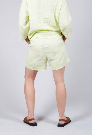 Linen Shorts in Melone