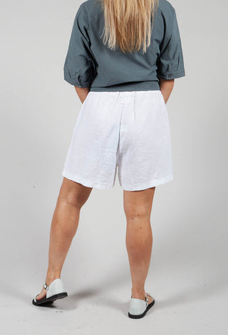 Linen Shorts in White