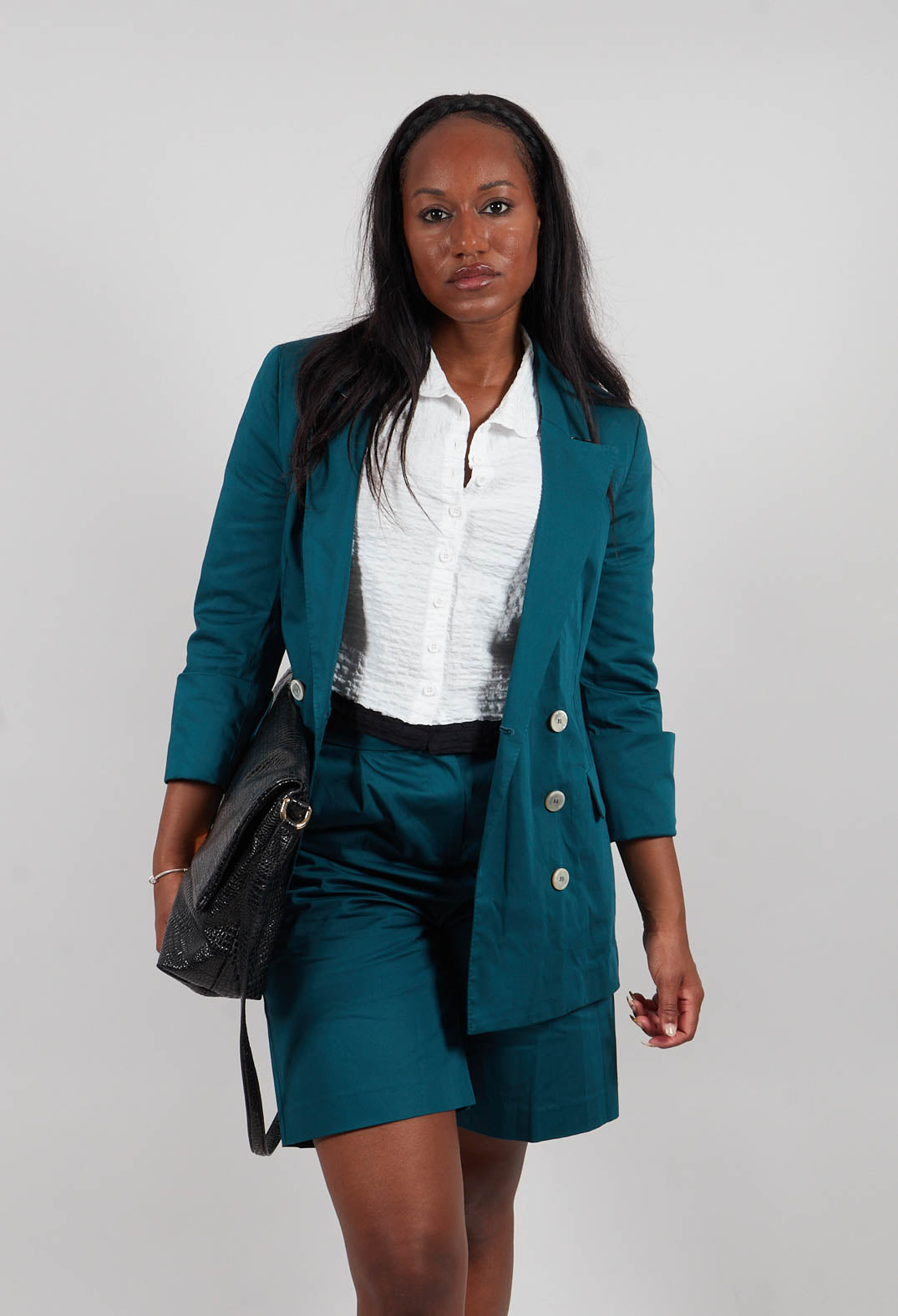 Tailored Jacket in Poseidon Green