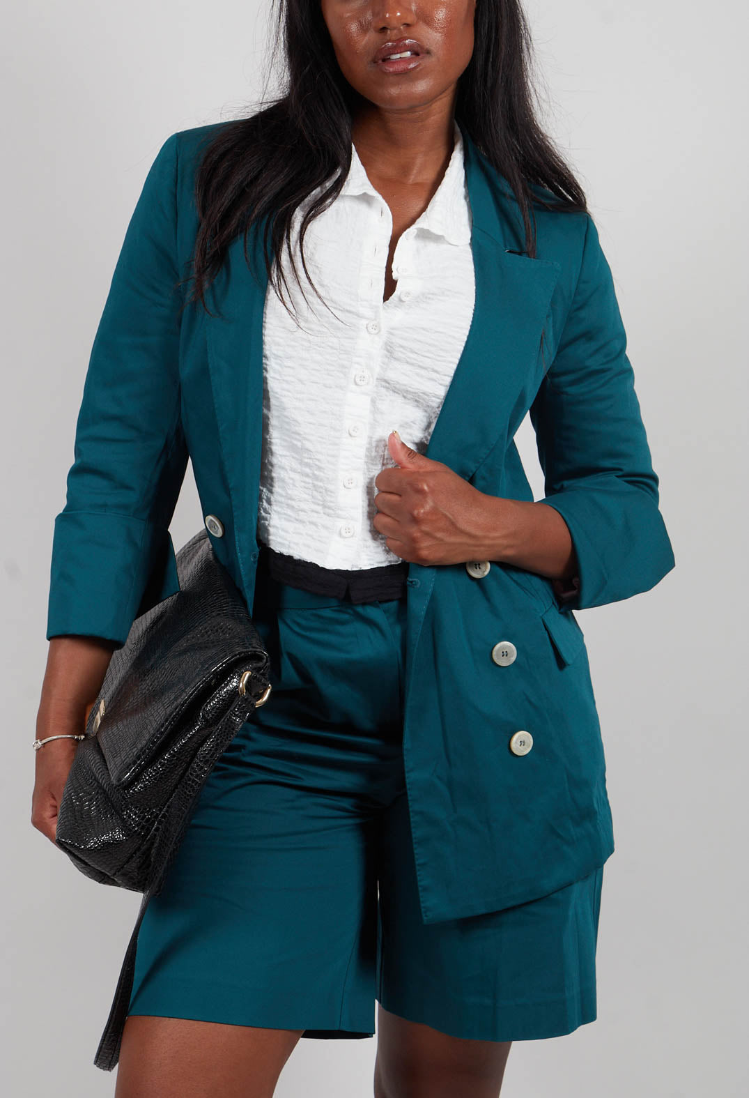 Tailored Jacket in Poseidon Green
