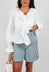 Striped Bermuda Shorts in Poseidon Green
