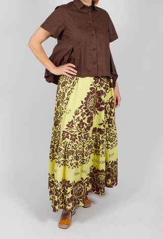 Maxi Skirt in Tahiti Print