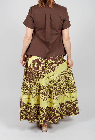 Maxi Skirt in Tahiti Print