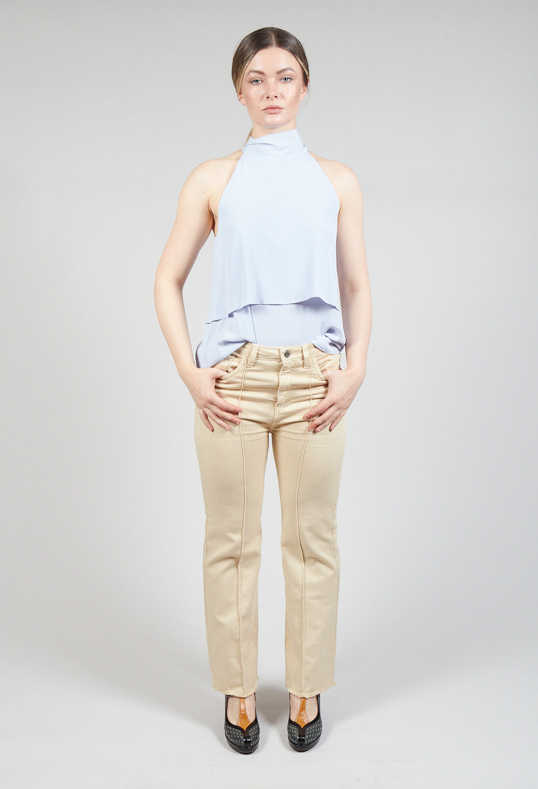 Straight Leg Trousers in Tofu