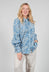 Asta Denim Shirt with Embroidery Detail in Blue