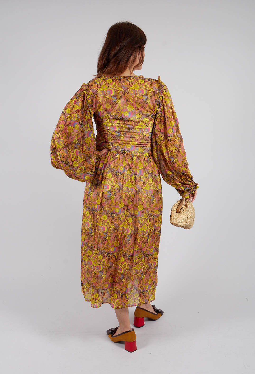 Milly Dress in Freesia Canary