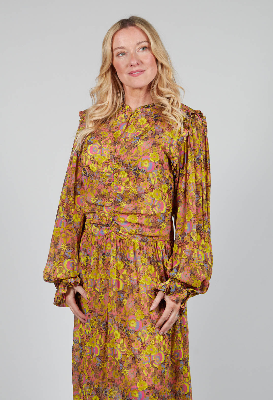 Milly Dress in Freesia Canary