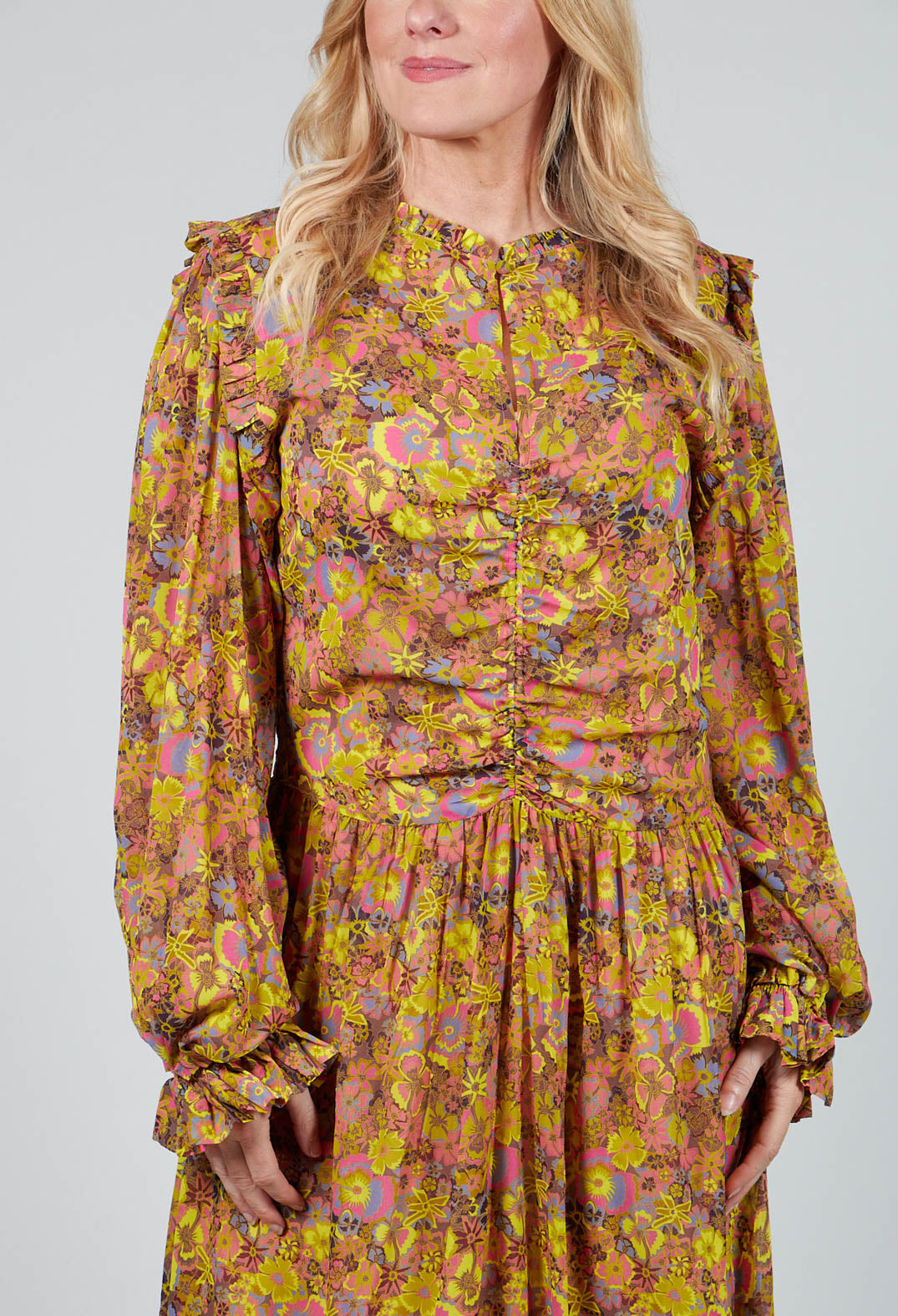 Milly Dress in Freesia Canary