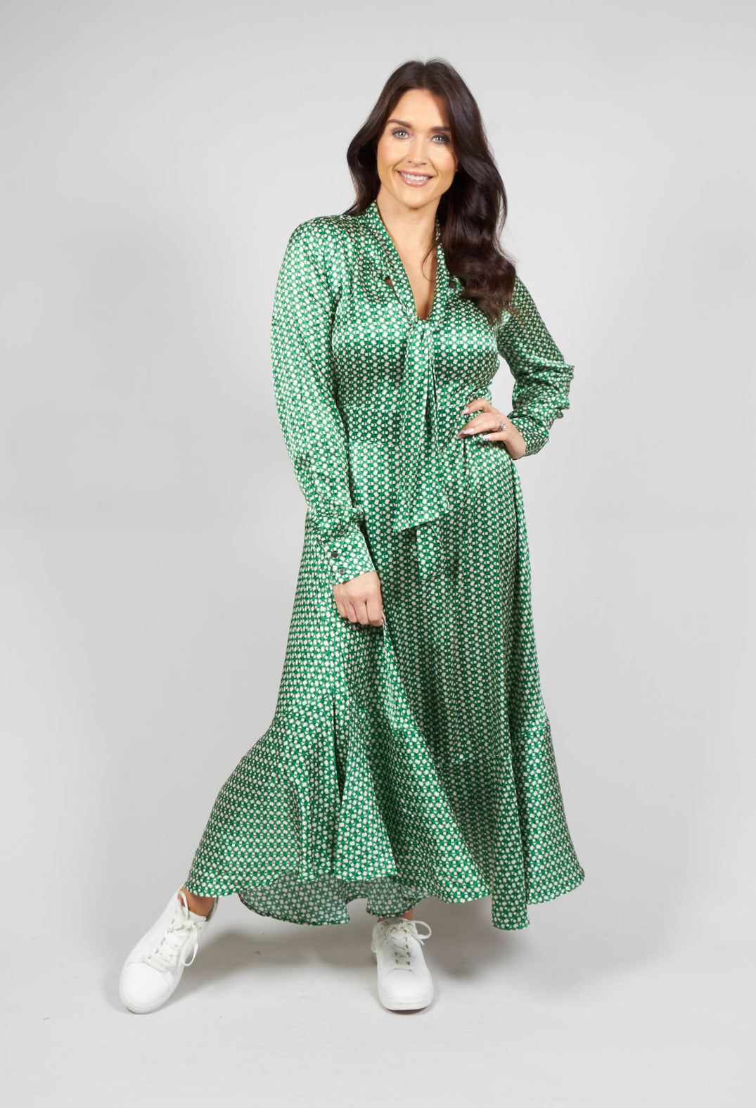 Olga Dress in Salvar Parakeet