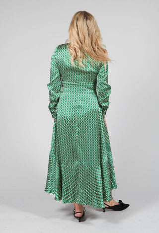 Olga Dress in Salvar Parakeet