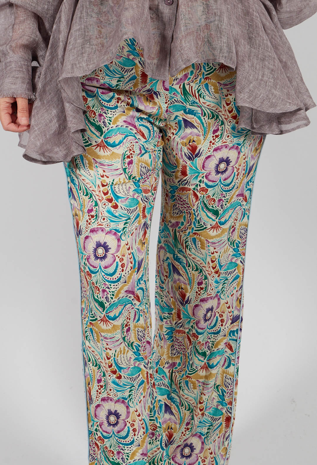 Coco Trousers in Anemone Plum
