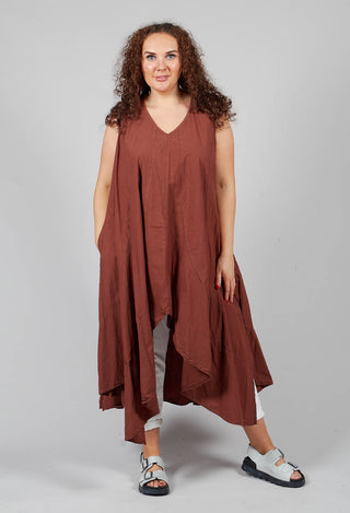 Unikrum Dress in Mudcloth Brown