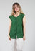 Geraniund Blouse in Gras Green