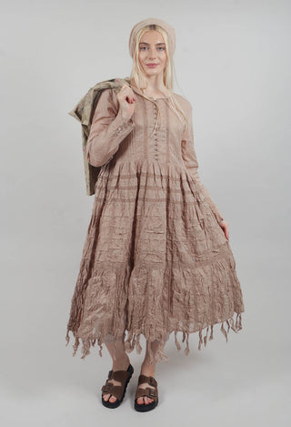 Esmeralda Dress in Pearl Grey