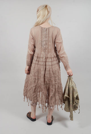 Esmeralda Dress in Pearl Grey