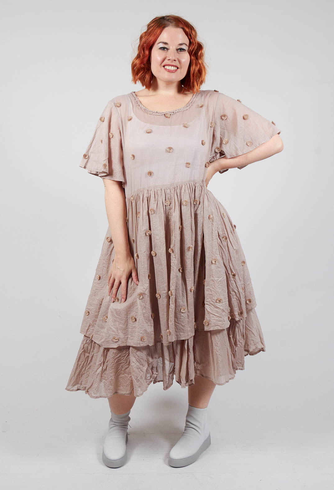 Ewa I Walla Ekanta Dress in Pearl Grey | Olivia May Ewa I Walla Ekanta Dress in Pearl Grey | Olivia May
