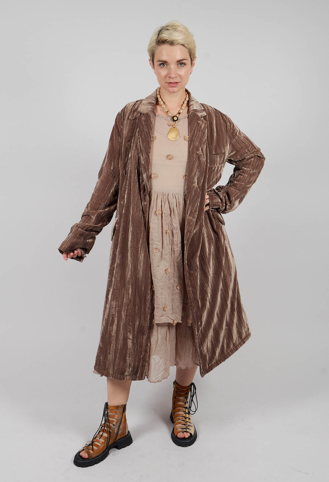 Ekanta Dress in Pearl Grey