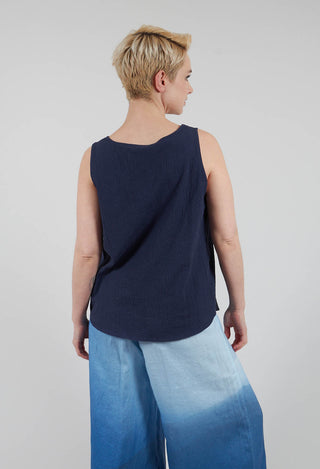 Wadi Top in Dark Blue