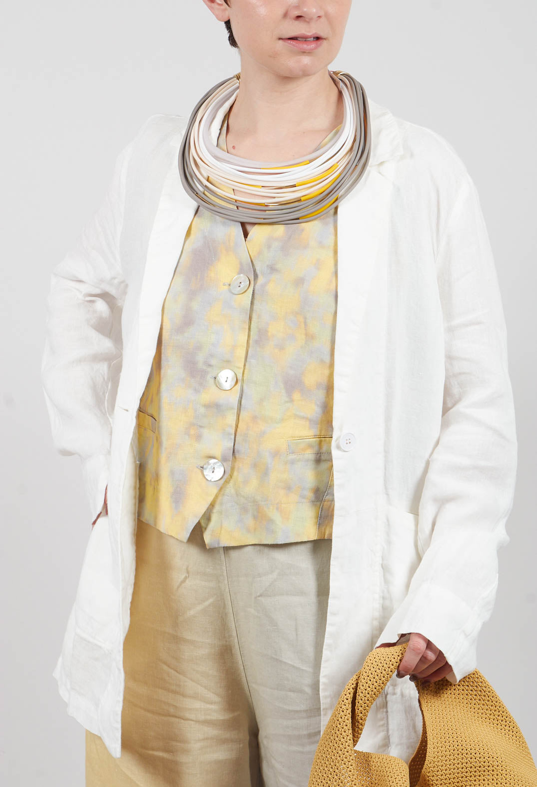 Ambato Blazer in Off White