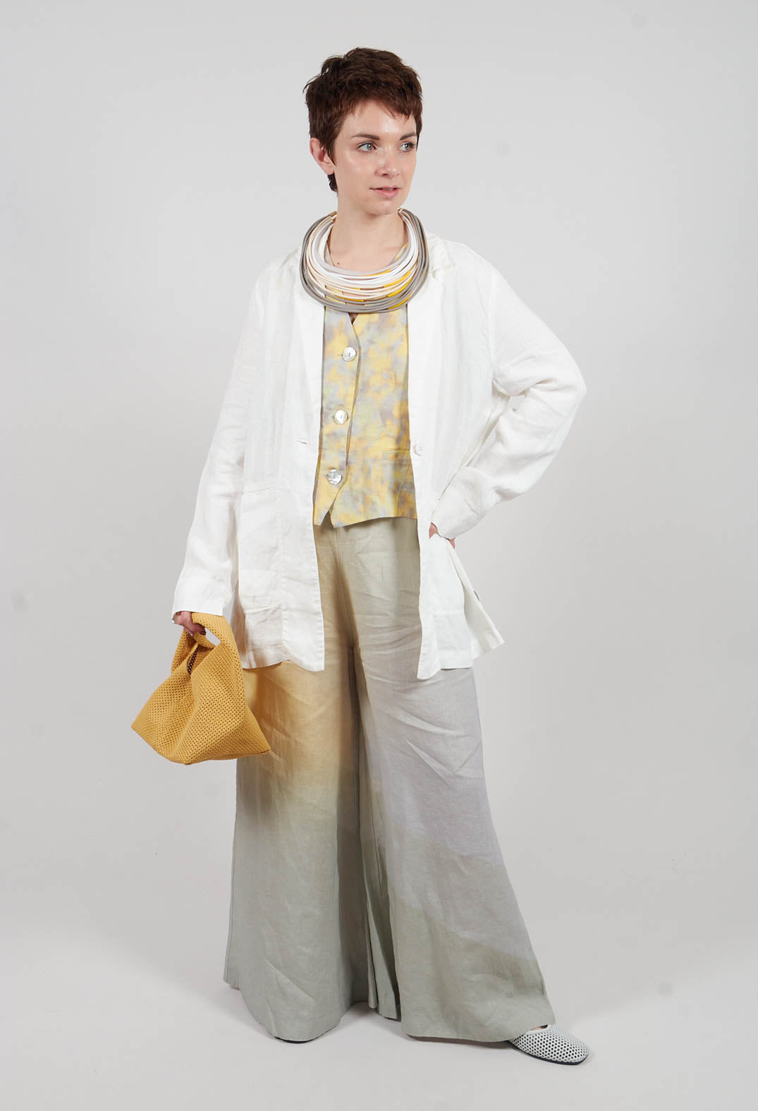 Kazamar Waistcoat in Sunlight Print