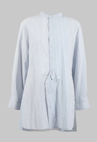 Unisex Charles Shirt in Blue Stripes