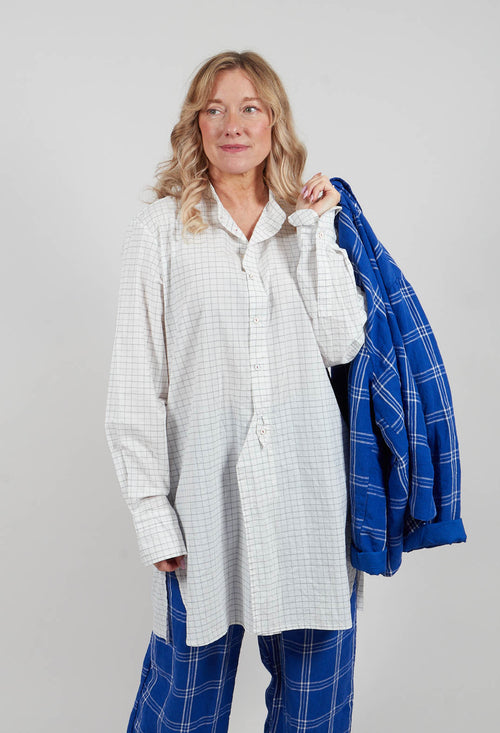 Unisex Charles Shirt in Natural Check