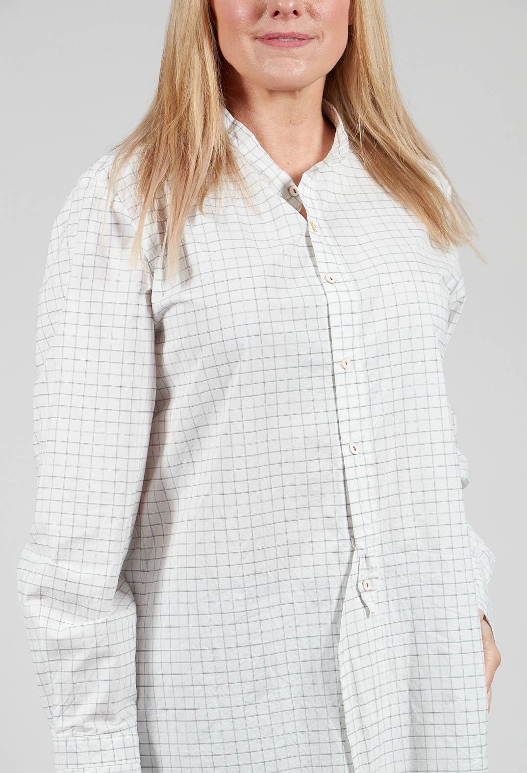 Unisex Charles Shirt in Natural Check