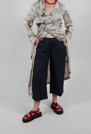 Sunyani Trousers in Night and Cobalt